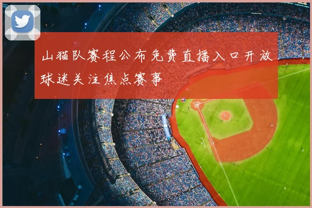 山猫队赛程公布免费直播入口开放球迷关注焦点赛事