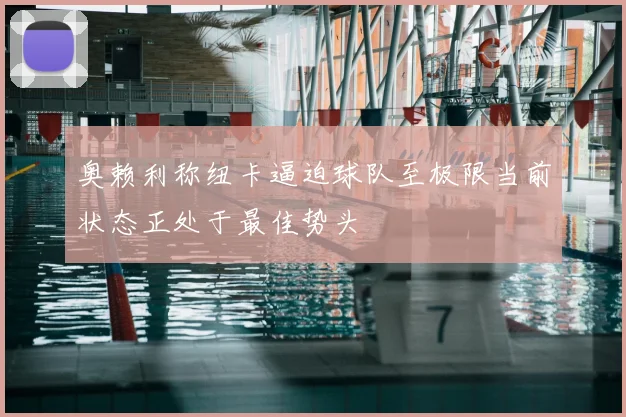 奥赖利称纽卡逼迫球队至极限当前状态正处于最佳势头